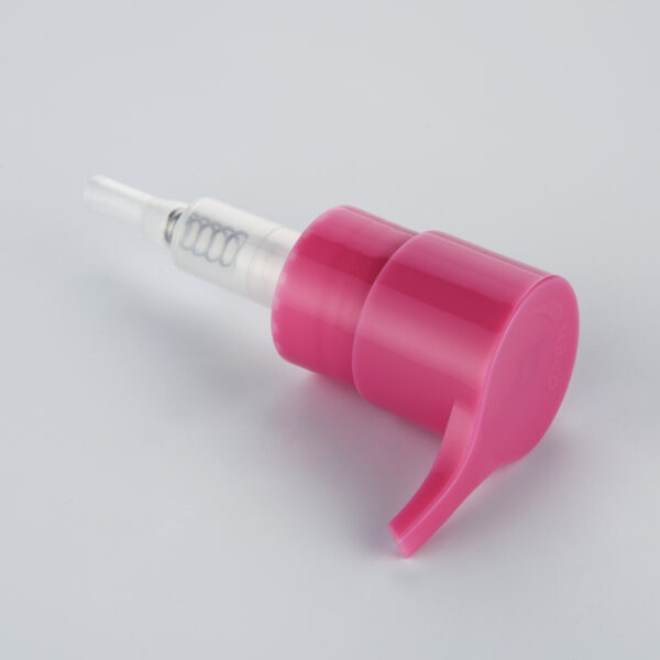 SM-SP-18 pink color shampoo pump (5)