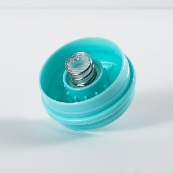 blue color airless bottle