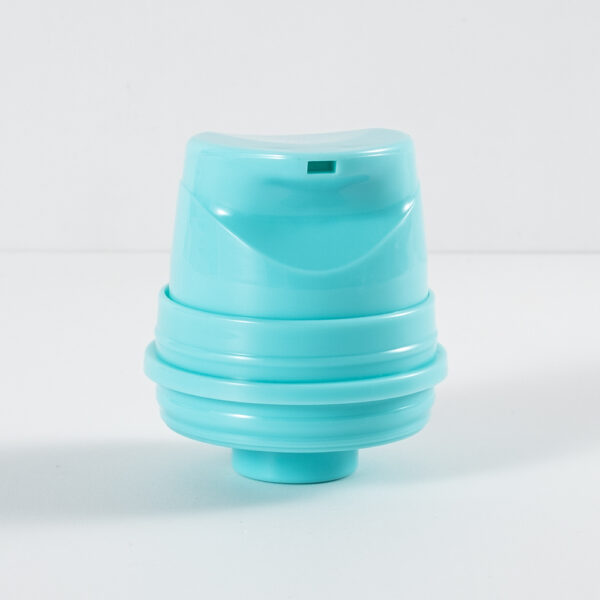 blue color airless bottle