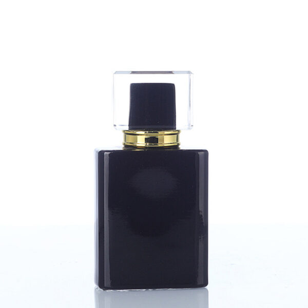 black perfume bottle
