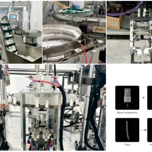 3 Piece Of Spray Nozzle & Gasket & Tube Assembly Machine