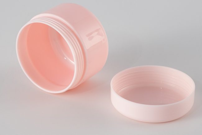 Plastic Pink Cream Jar (4)